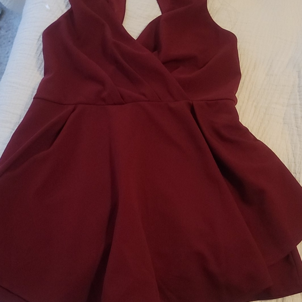 Red romper
